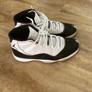Jordan Black and White Sneakers